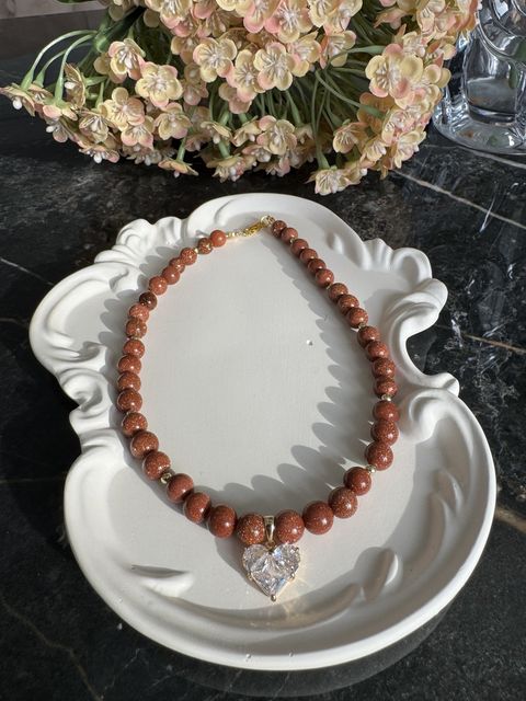 Чокер АВАНТЮРИН ПЕСОЧНЫЙ
